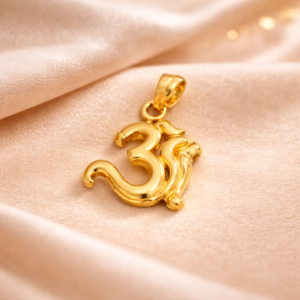 Om shaped 1.3 ear rings by RSJ